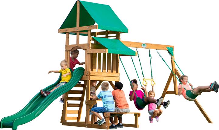 Immagine prodotto Backyard Discovery Torre di gioco Belmont con altalene e scivolo