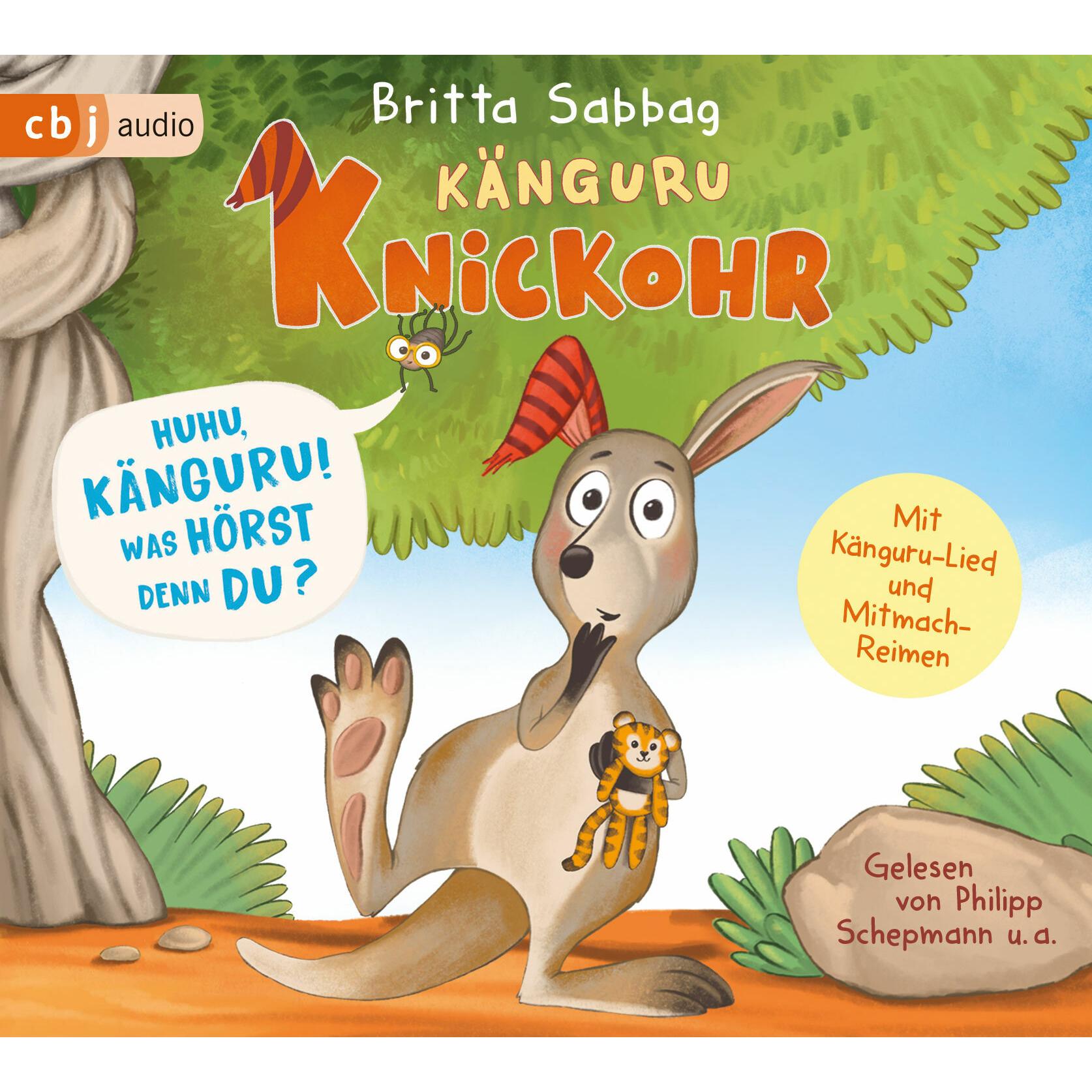 Thumbnail - Känguru Knickohr – Huhu, Känguru! Was hörst denn du?, Hörbücher von Britta Sabbag