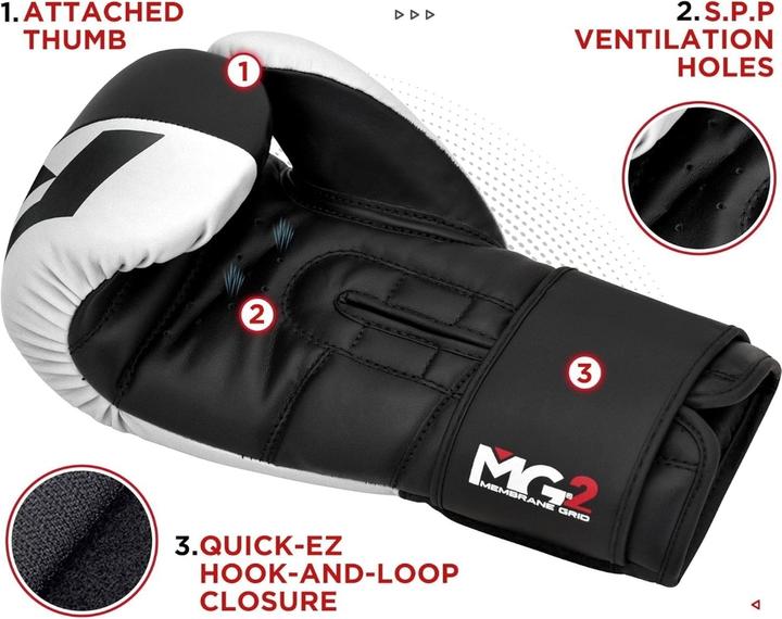 Actual product image Rdx Boxing Gloves REX F4 (12 OZ, 12)