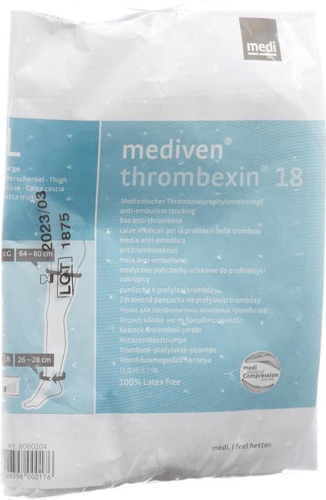 Produktbild Mediven A-G Schenkelstrumpf L Thrombex 18 (L)