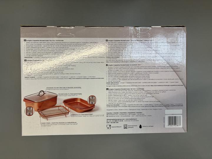 Actual product image Livington Copperline Wonder Cooker (Casserole + Stewpot, Aluminium)