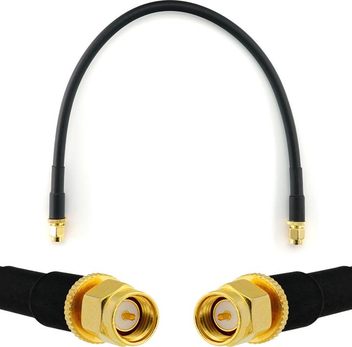 Produktbild Rangeful SMA Male to SMA Male 30cm Coaxial Cable??? HF240 (LMR240 equivalent) HF240-SM-SM-0.3