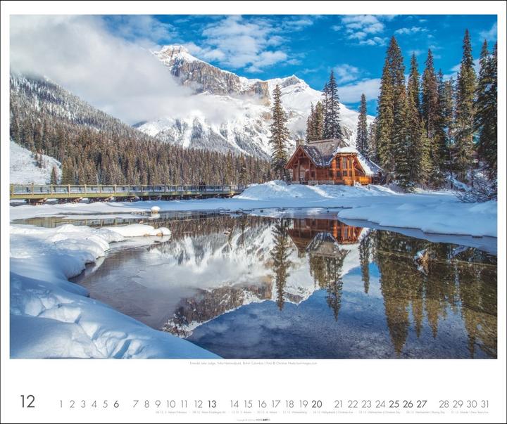 Produktbild Kanada Kalender 2026 - Der Ruf der Wildnis (55 x 46 cm)