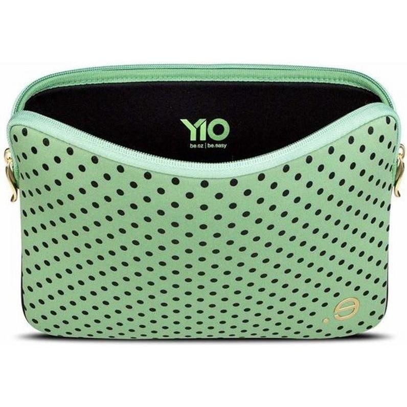 Thumbnail - Be.ez Schutzhülle für MacBook Pro 13 „ La Robe Dots E, Notebooktasche, Grün