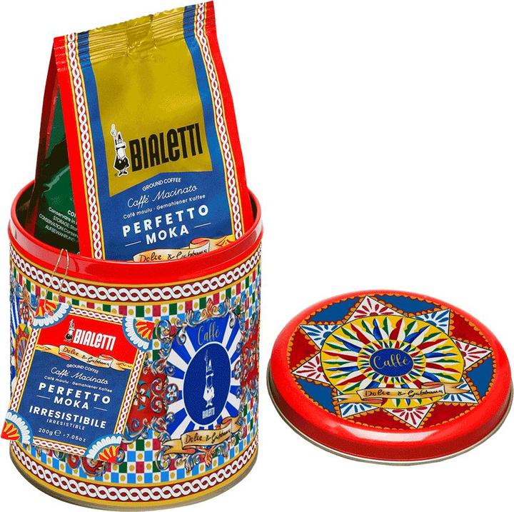 Produktbild Bialetti Espressokocher Dolce & Gabbana rot/klein gemustert (3 Tassen)