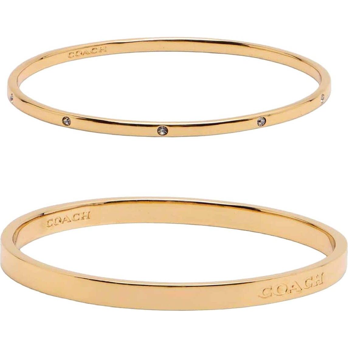 Coach, Bracciale, - Elegant set of gold plated ladies bracelets 37520598GLD710