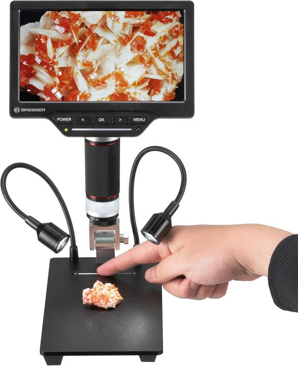 Actual product image Bresser Digital Microscoop - Met LCD-scherm - Digital zoom 2 tot 44x - HDMI-, USB(UVC)- of WIFI-output