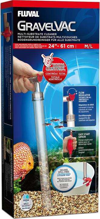 Fluval Aspirapolvere Aqua Mulm (Pulizia dell'acquario, Aspirapolvere da pavimento)