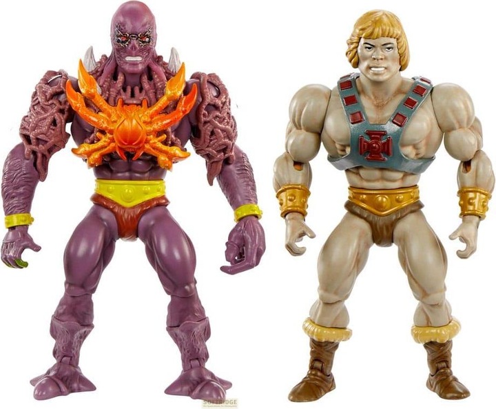 Actual product image Mattel Masters of the Universe x Stranger Things Origins action figures 2-pack He-Man & Vecna
