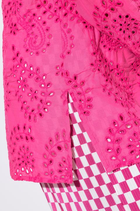 Produktbild Angel of Style Bluse, A-Linie, Lochstickerei, Langarm (44)