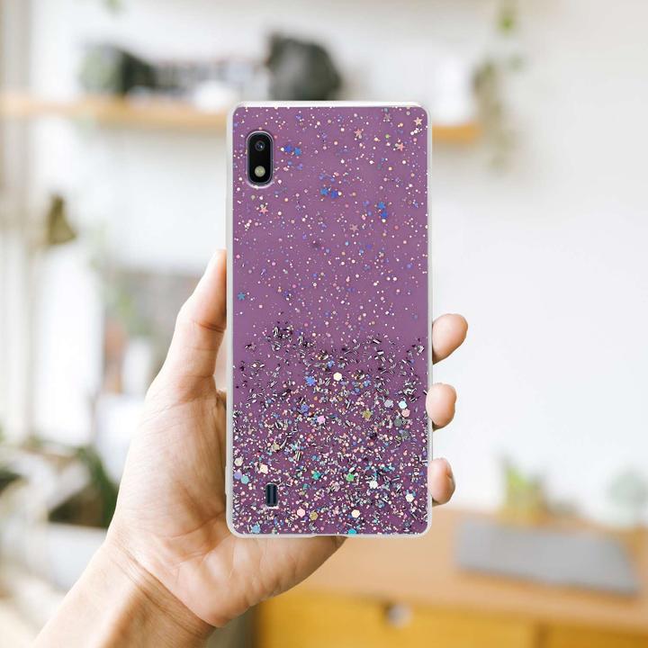 Immagine prodotto Cadorabo Copertura in TPU scintillante (HTC One M10, Samsung Galaxy A10)