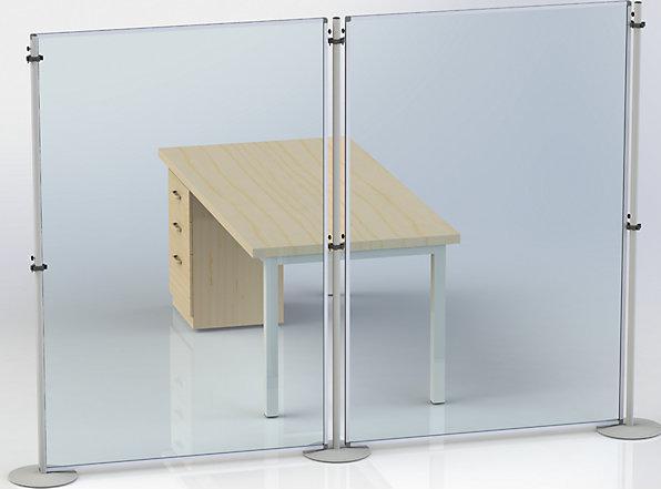 Image du produit eurokraft basic Cloison de séparation (120 x 180 cm)
