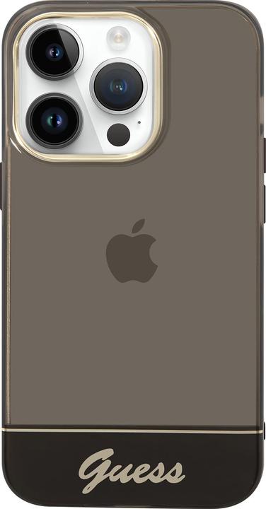 Produktbild Guess GUHCP14XHGCOHK iPhone 14 Pro Max 6,7" czarny/black hardcase Translucent Pearl Strap (Apple iPhone 14 Pro Max)
