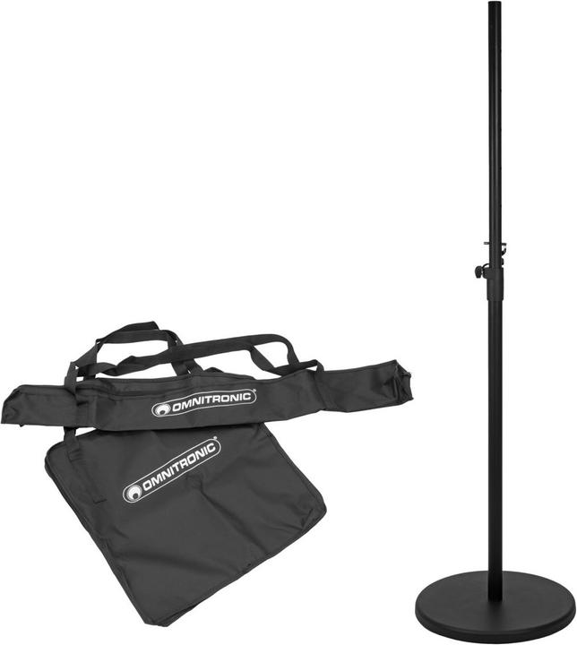 Omnitronic Set BPS-1 Boxenhochständer + Tragetasche (Set, Ständer)