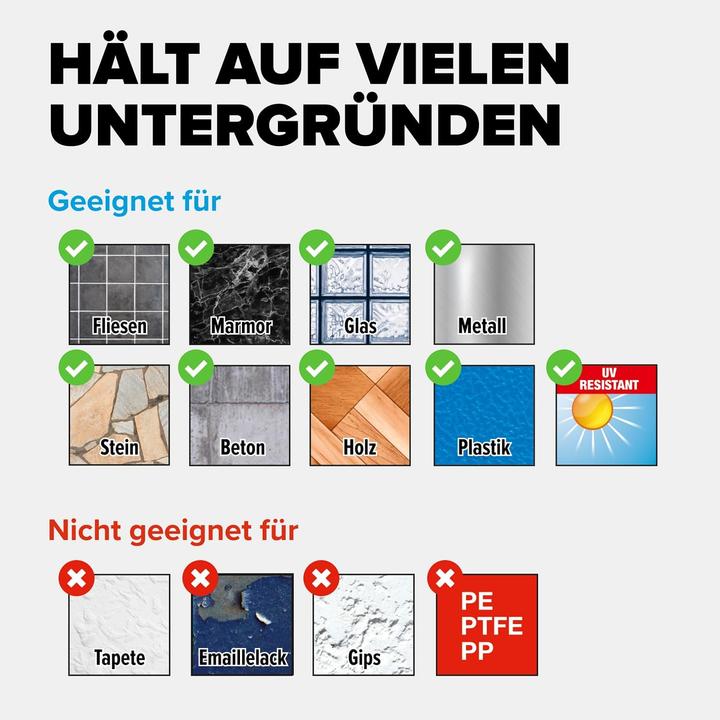 Actual product image tesa SMOOZ glass shelf incl. adhesive solution without drilling (5 x 18 x 70.5 cm)