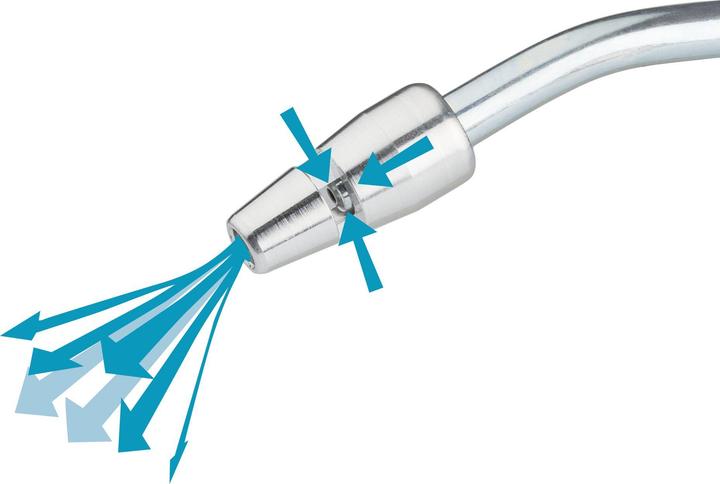 Produktbild HAZET Ausblaspistole ∙ 100 mm ∙ mit Venturidüse und gebogenem Rohr 9040P-4