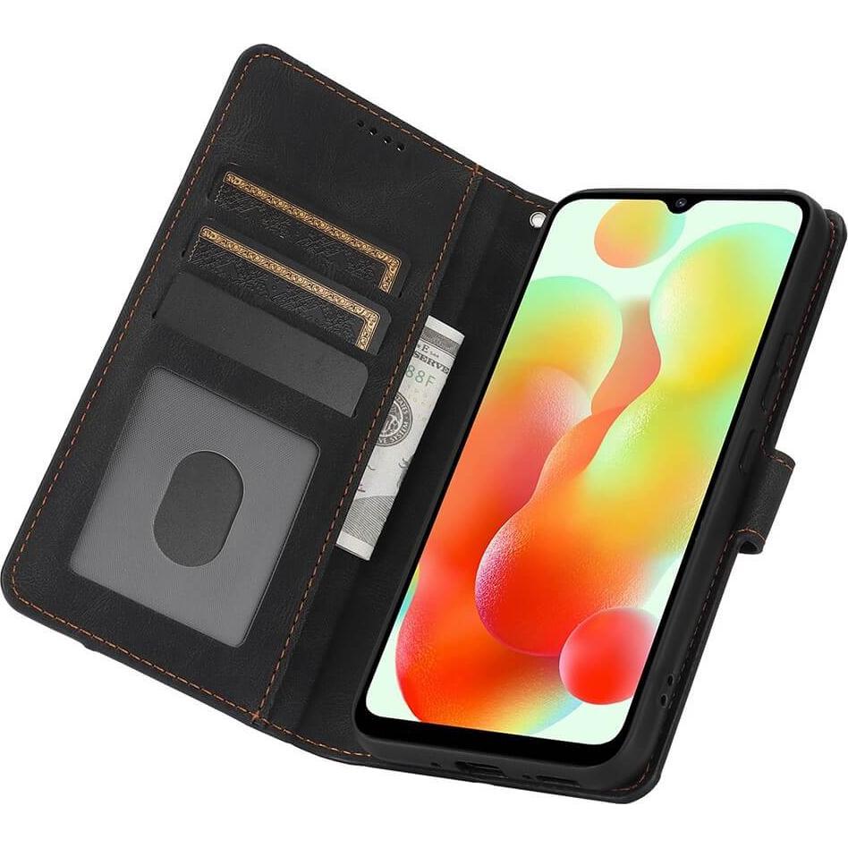 Thumbnail - Cover-Discount Xiaomi Redmi A3 - Premium Handyhülle Etui (Xiaomi Redmi A3), Smartphone Hülle, Schwarz
