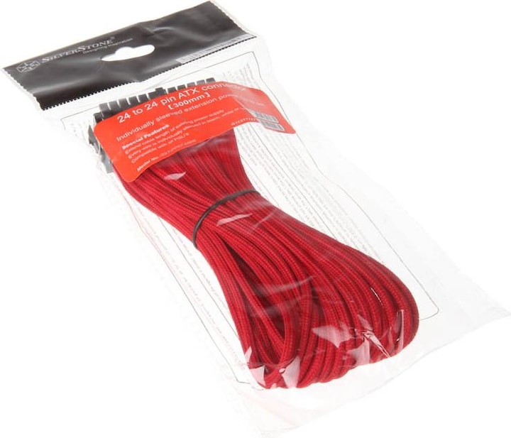Actual product image Silverstone ATX Extension 24-24Pin red
