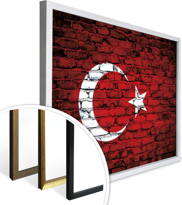 Actual product image Trenddeko Turkish flag (80 x 60 cm)