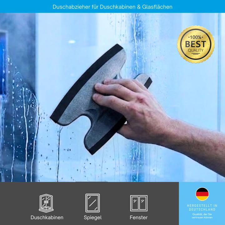 Produktbild Dusbad Glas&Duschabzieher für Duschkabinen gerade|rund