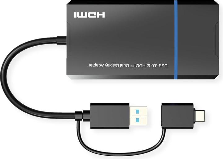 Productafbeelding Value USB DisplayLink Adapter, USB (HDMI, 15 cm)