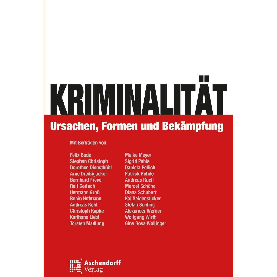 Kriminalität, Fachbücher von Bernhard Frevel