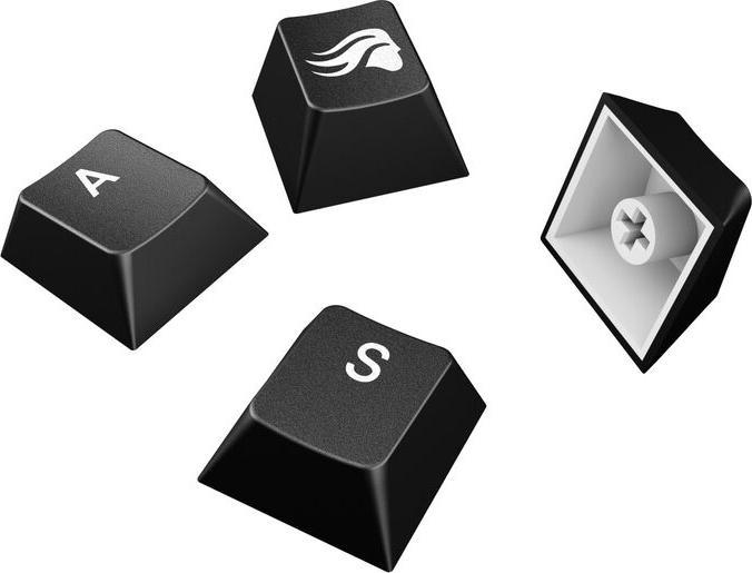 Produktbild Glorious GPBT Basics Keycaps, ANSI Layout (US), PBT, Dye-Sub - Classic Black