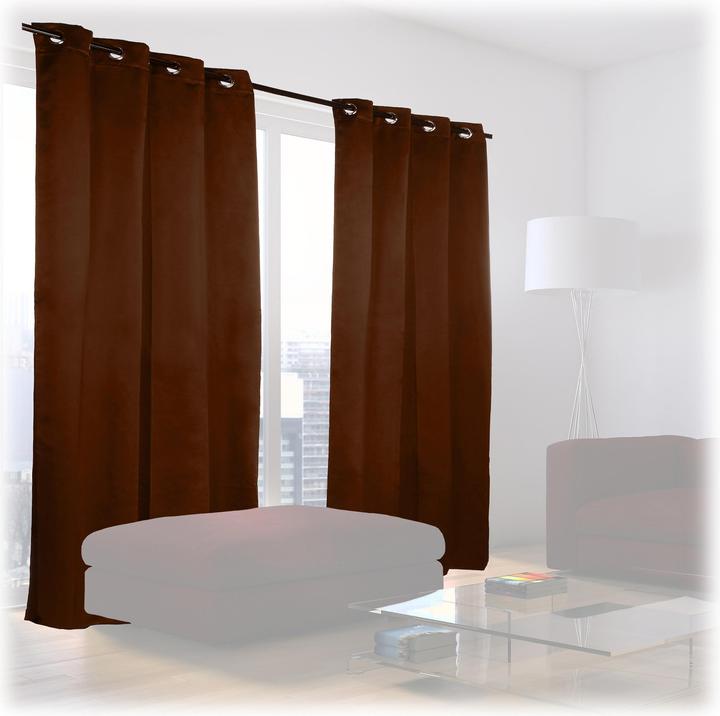Image du produit Relaxdays Blackout Eyelet Curtains Set of 2 (135 x 245 x 0,5 cm)