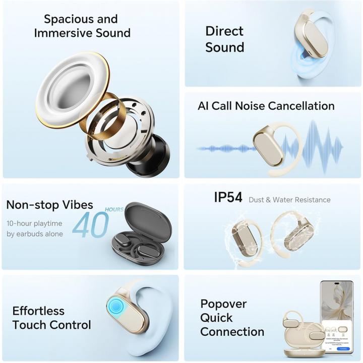 Produktbild Honor CHOICE Open-Ear True Wireless EARBUDS BLACK (Kabellos)