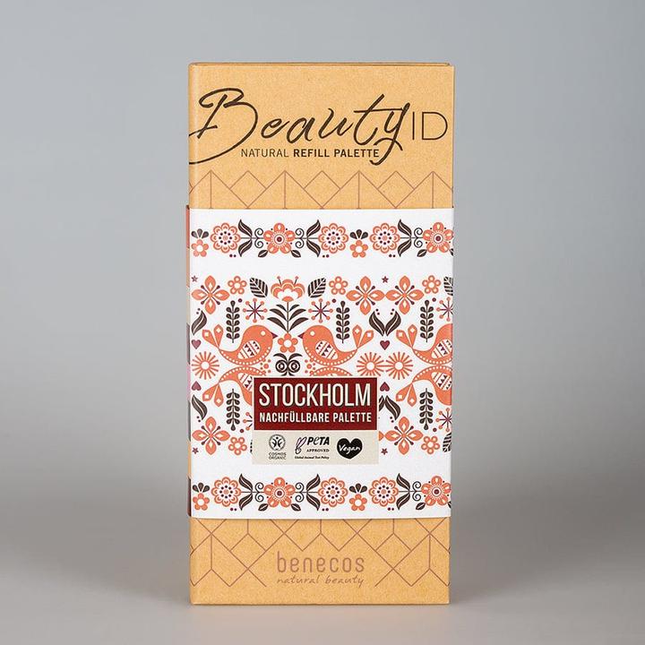 Actual product image Benecos BIO Palette Large Stockholm - 18g - Beauty ID (Prismatic Pink, Dark Mountains, Lilac Light, Whipped cream)