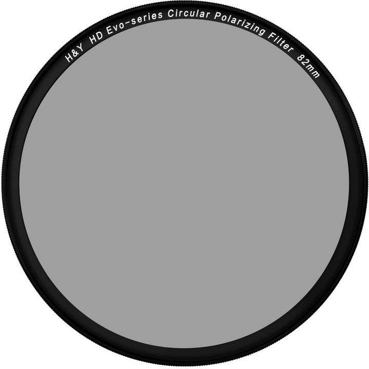 Productafbeelding H&Y HD EVO Polariserend Cirkelfilter 82mm (82 mm, Polarisatiefilter, 82 mm)