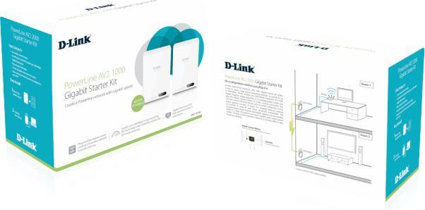 Produktbild D-Link DHP-601AV/E POWERLINE AV2 (1000 Mbit/s)