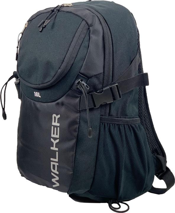 Produktbild Walker Schulrucksack Flow Kunstfaser schwarz
