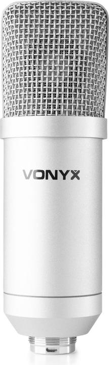 Actual product image Vonyx Condenser Microphone CMS300S Studio Set Silver