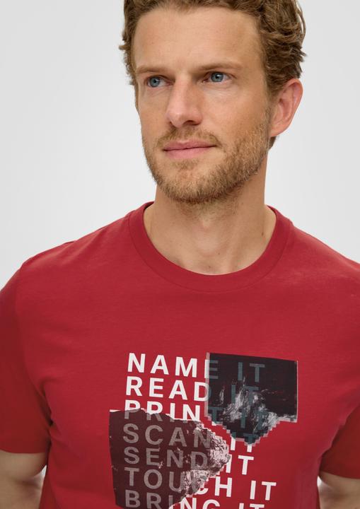 Produktbild s.Oliver T-Shirt Jerseyshirt mit Print (S)