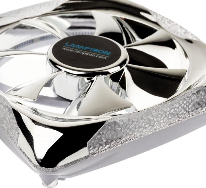 Actual product image Lamptron PLUTO + ARGB PWM fan 3 pcs. - black (120 mm, 3 x)