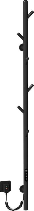 Emke Electric heated towel rail, 110W, LED display, intelligent thermostat, WiFi/APP control, Ti