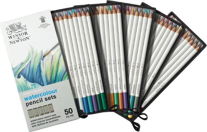Actual product image Winsor & Newton Farbstiftset Studio Collection 50 Stk (50x)