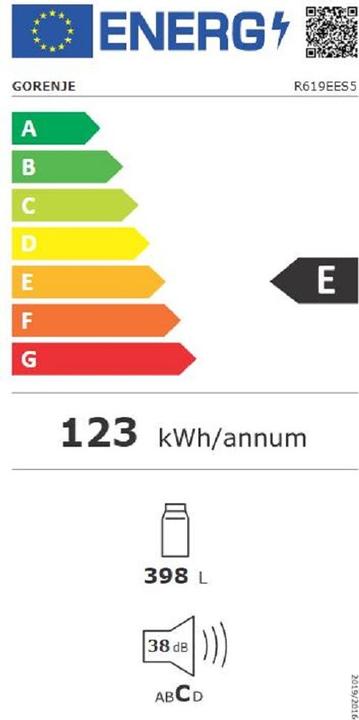 Energie-Label Gorenje R619EES5 (398 l)