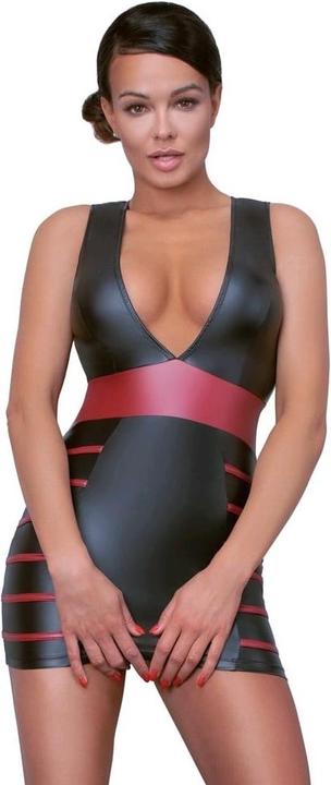 Productafbeelding Cottelli Collection Jurk zwart/rood S (S)
