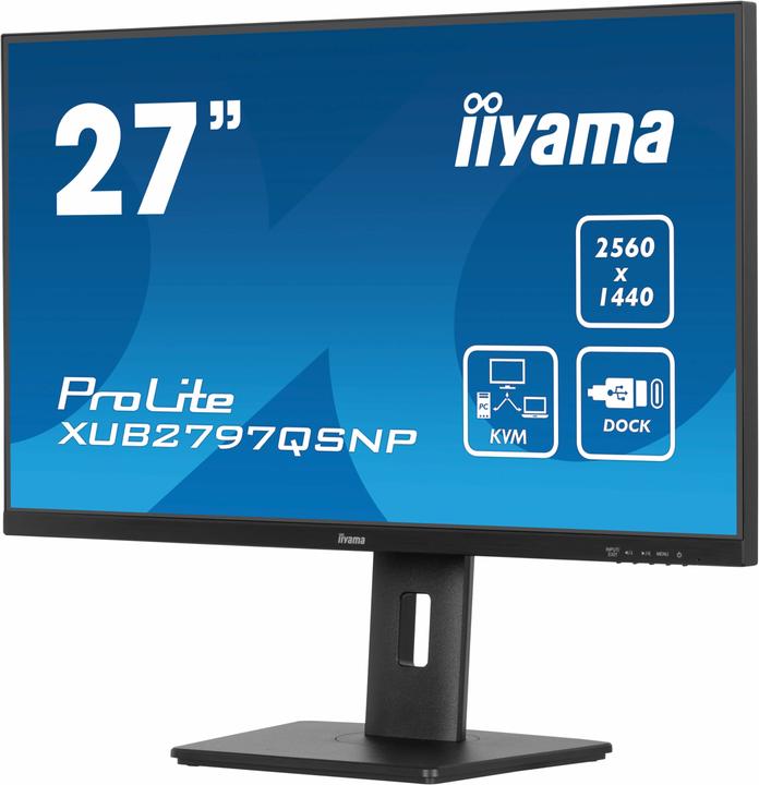 Produktbild iiyama ProLite XUB2797QSNP-B1 (2560 x 1440 Pixel, 27")