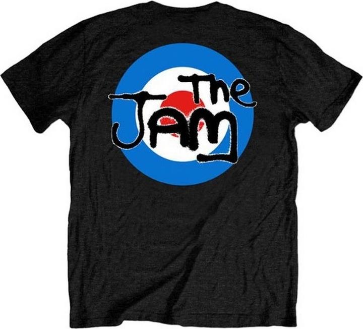Actual product image The Jam Unisex Adult Target Logo Back Print Short-Sleeved T-Shirt (L)