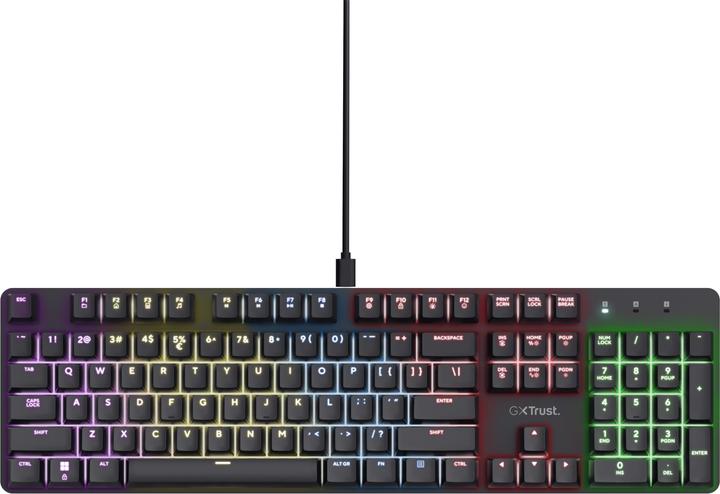 Actual product image Trust Gxt871 Zora Mechanical Keyboard (DE, Cable)