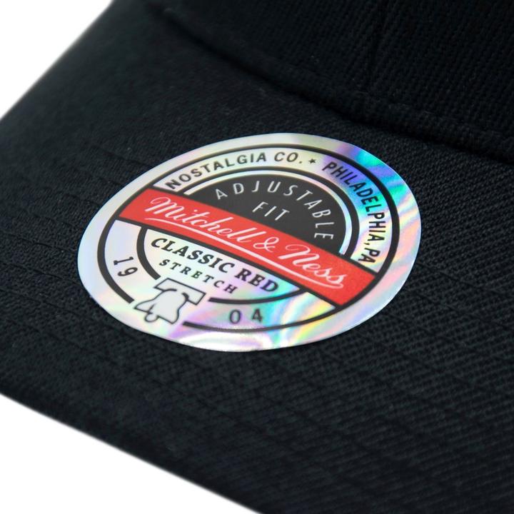Produktbild Mitchell & Ness M&N Stretch Snapback Classic Red Stretch-Fit Cap Schwarz (One Size)