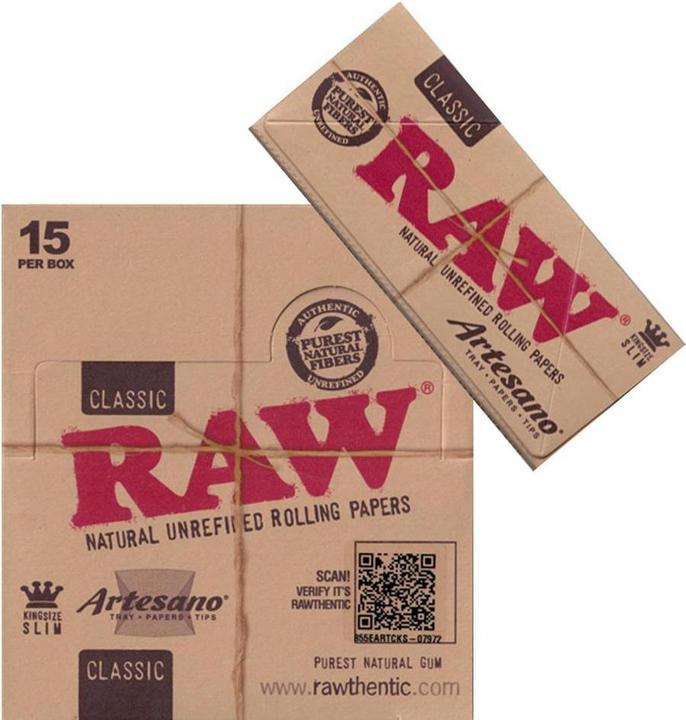 Actual product image RAW Artesano Papers/Filters/Tray (Box 15pcs.)