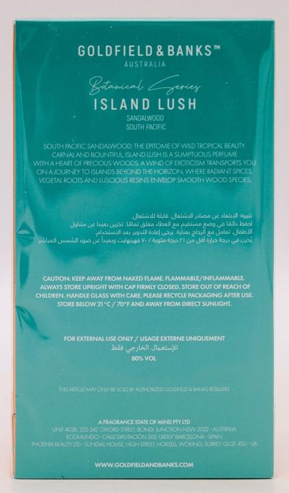 Actual product image Goldfield&Banks Island Lush Eau de Parfum (Eau de parfum, 100 ml)