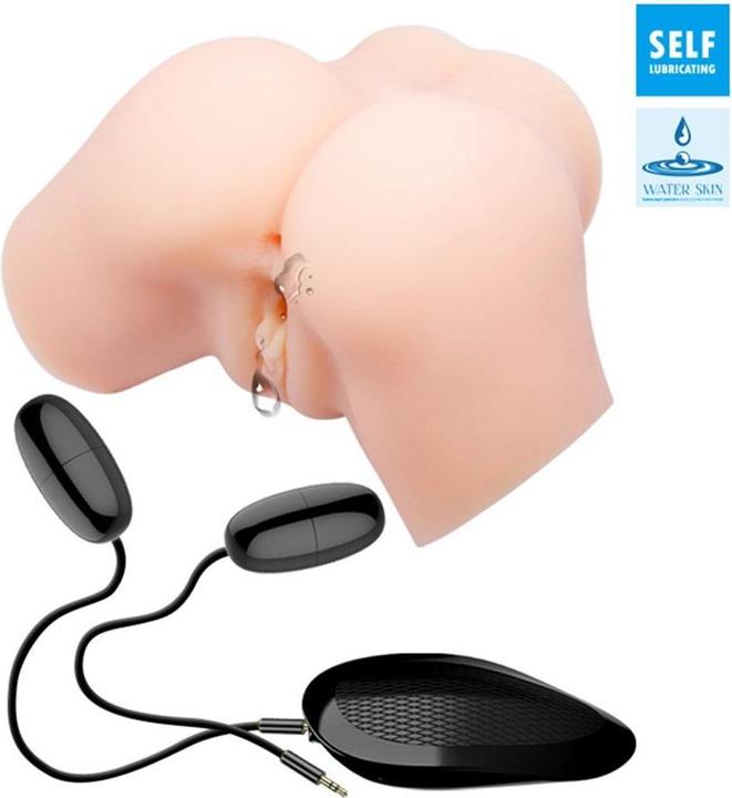 Actual product image Crazy Bull Vibrating Vagina and Ass Masturbator Samantha