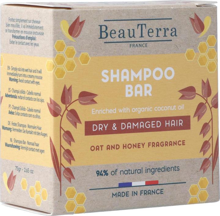 Actual product image BeauTerra Shampoo Solid dry & damaged hair (Solid shampoo)