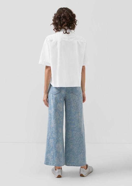 Immagine prodotto s.Oliver Baumwoll-Bluse mit Hemdkragen und Brusttasche (42)