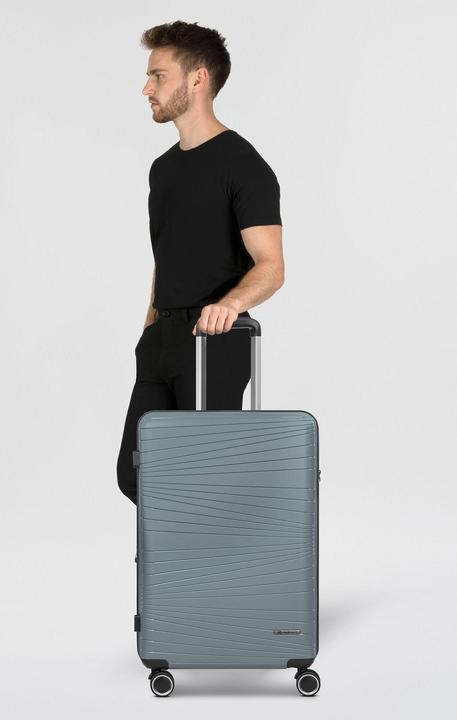 Actual product image Franky Dallas 3.0 4-wheel trolley M 65 cm with stretch fold (74 l)